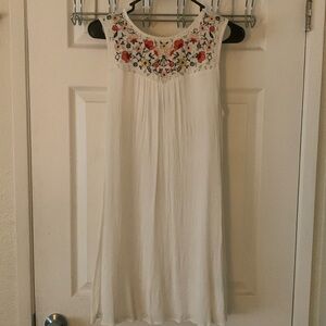 Embroidered sundress by Trixxy Clothing Company with liner.